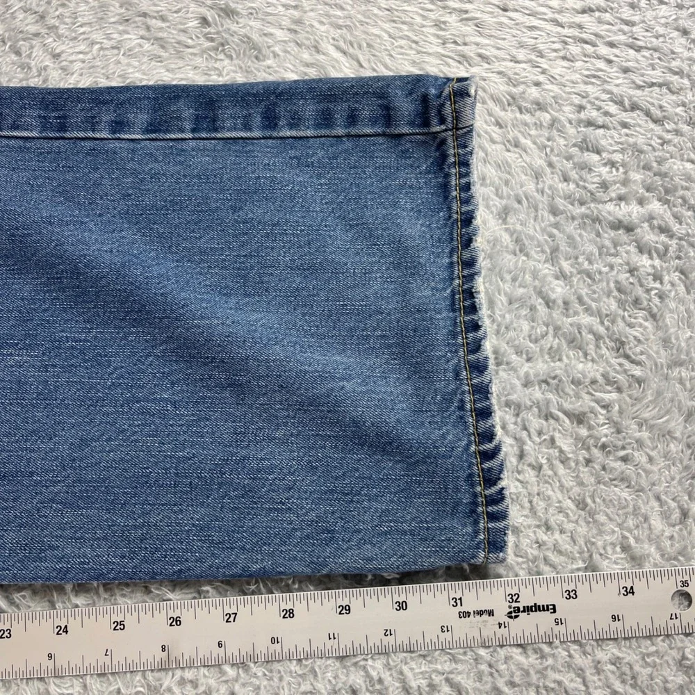 American Eagle Low Loose Mens Jeans 38x30 Medium Wash Blue Denim Relaxed Fit